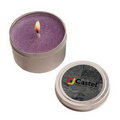 4 Oz. Lilac Round Tin Soy Candle